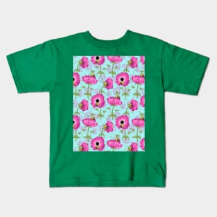 Anemone With Ladybirds Kids T-Shirt